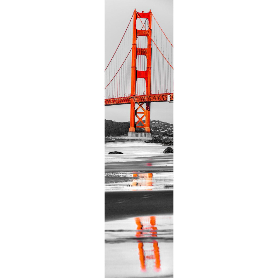 Ximax Raumheizkörper Design Heizkörper P1 Plan Print Golden Gate Bridge vertikal, 180x44,5 cm (816 W)