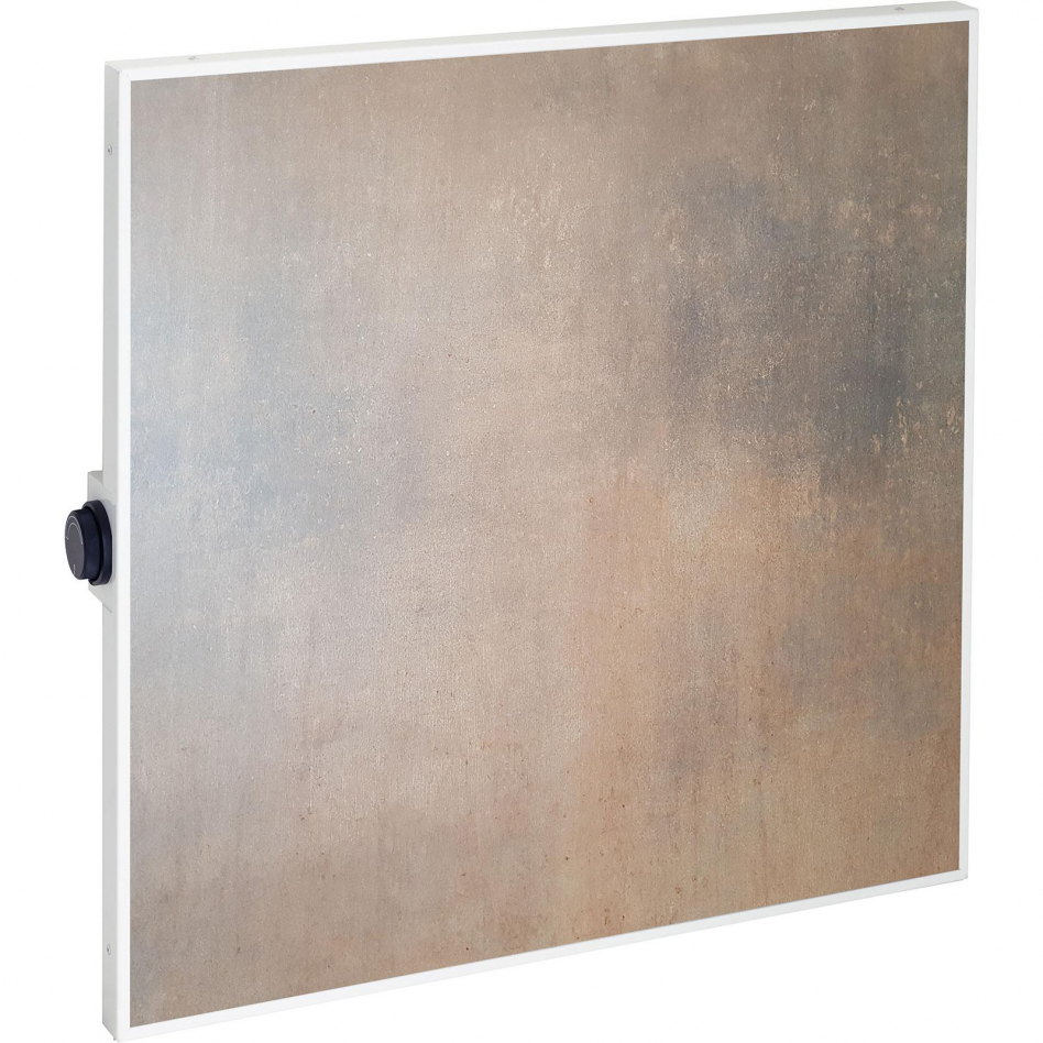 Jollytherm Infrarotheizung mit Keramikfeinsteinzeug rostoptik - Keramikheizkörper 400 W / 1200 W, 60x60 cm (440 W) Image