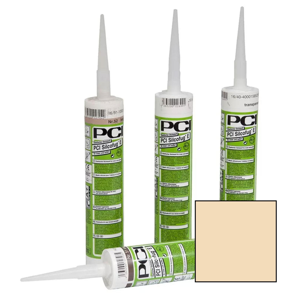 PCI Silcofug E Mastic d'étanchéité élastique, 310 ml, Anémone (No. 12)