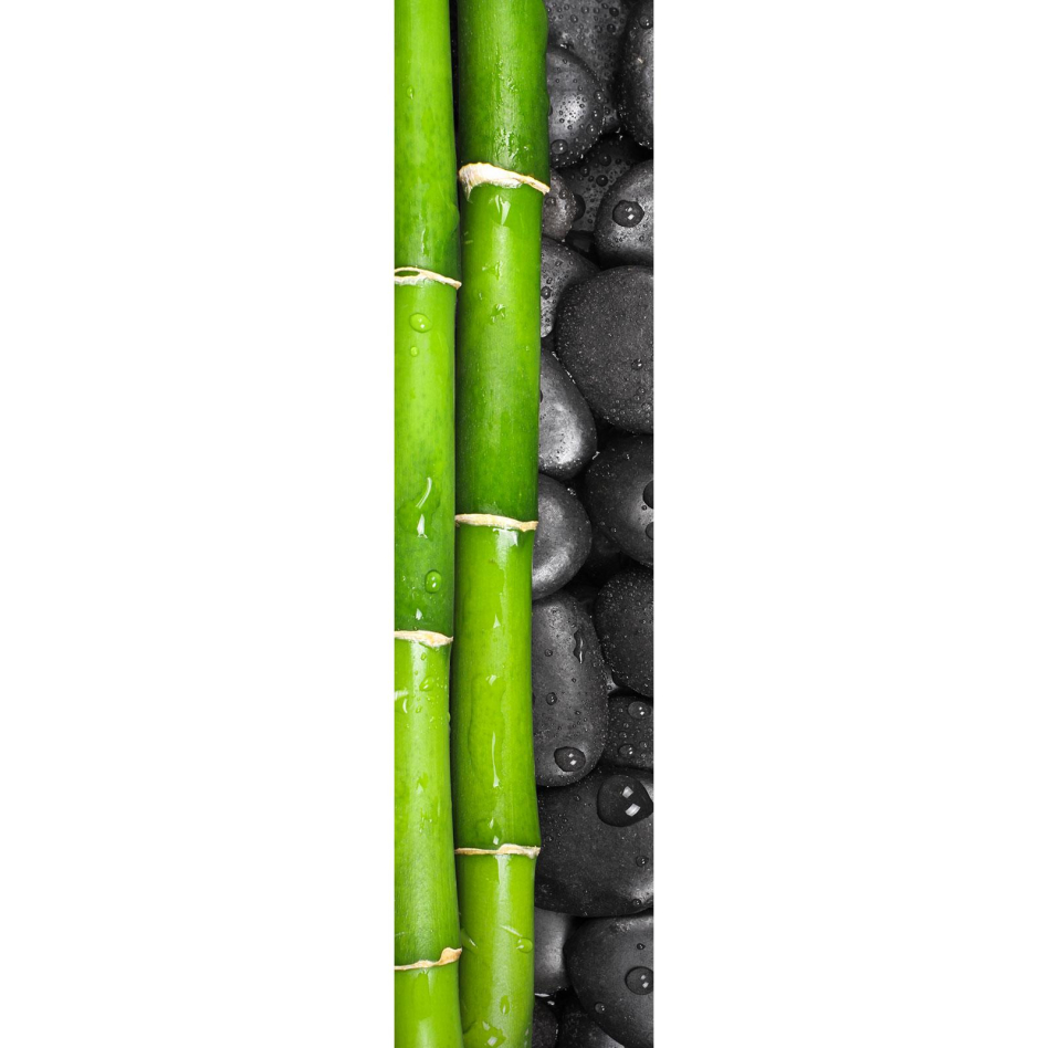 Ximax Raumheizkörper Design Heizkörper P1 Plan Print Bambus/Stein vertikal, 180x44,5 cm (816 W)