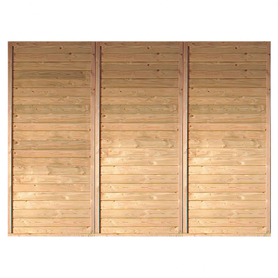 Karibu Rückwand für Carport, Einzelcarport