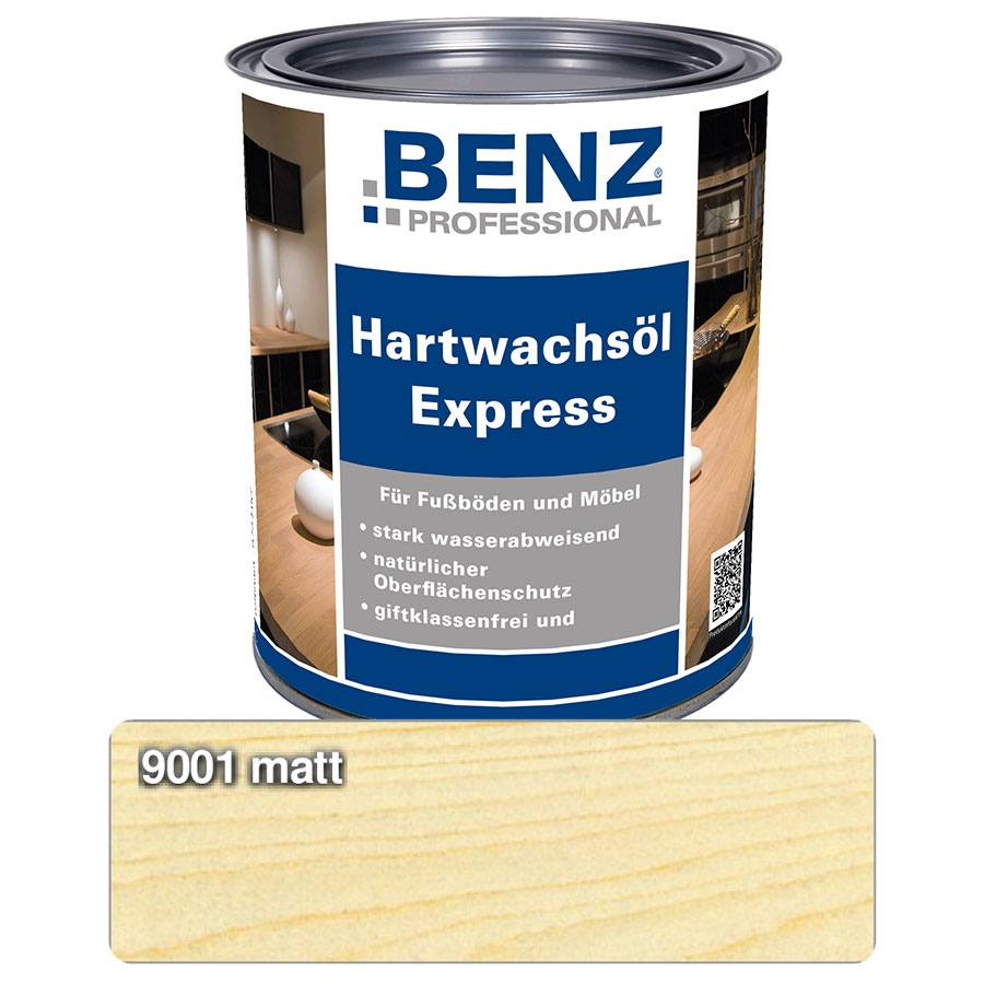 BENZ PROFESSIONAL Hartwachsöl Express, 0,75 l, Matt