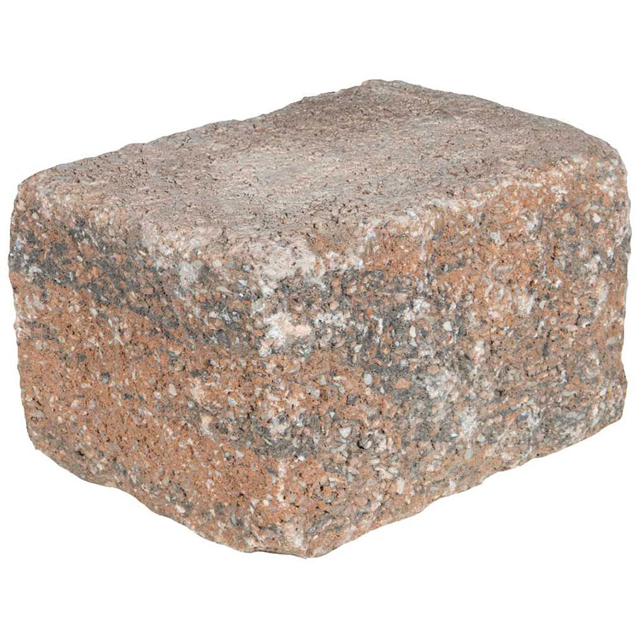 EHL Gartenmauer Mauersystem BossAntik light muschelkalk Mauersteine, 1/2 Anfangs-/Endstein (25x18 cm)