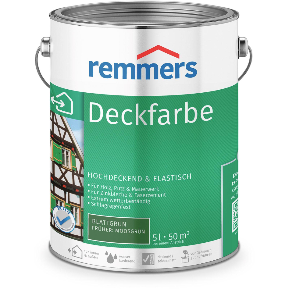 Remmers Deckfarbe blattgrün moosgrün, 5 l