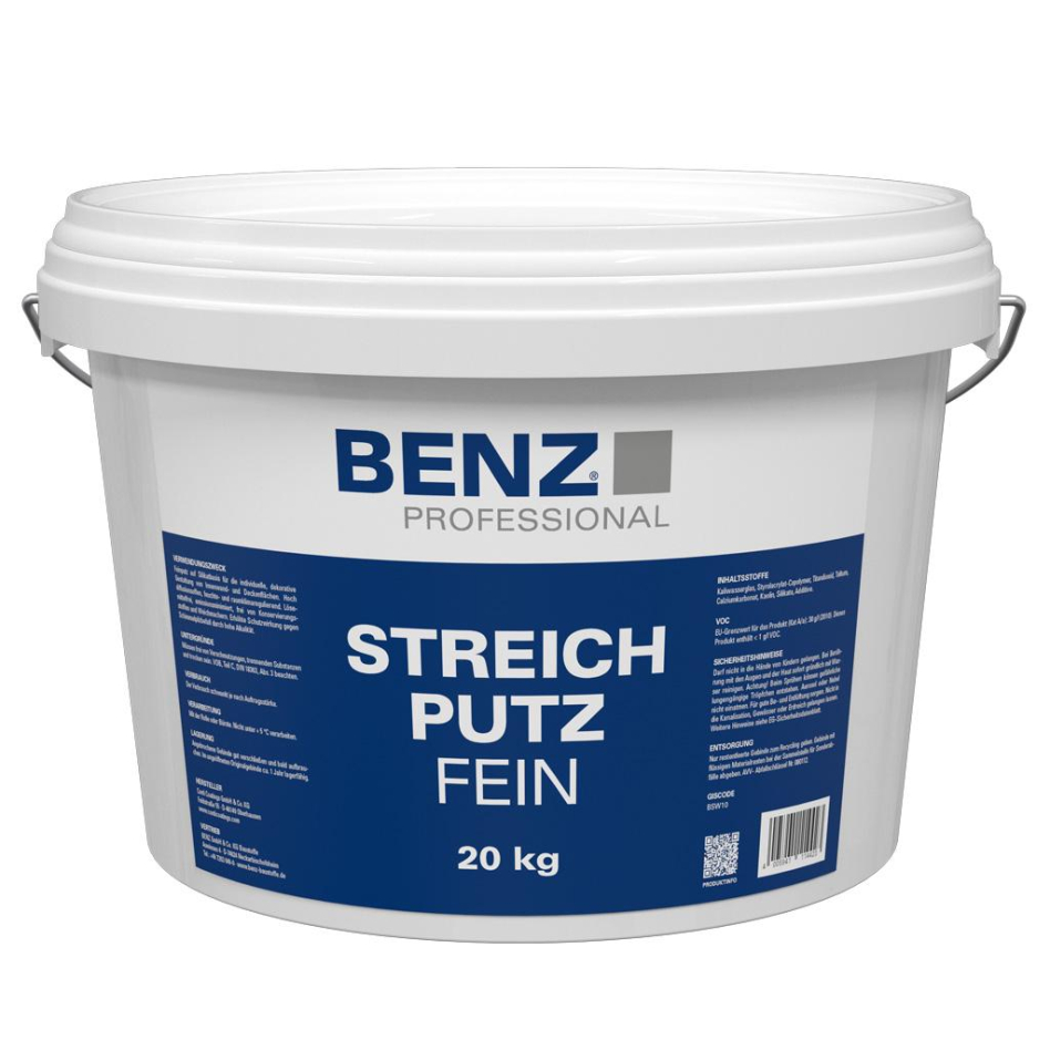 BENZ PROFESSIONAL Enduit à peindre blanc Enduit intérieur Prêt à l'emploi, fine