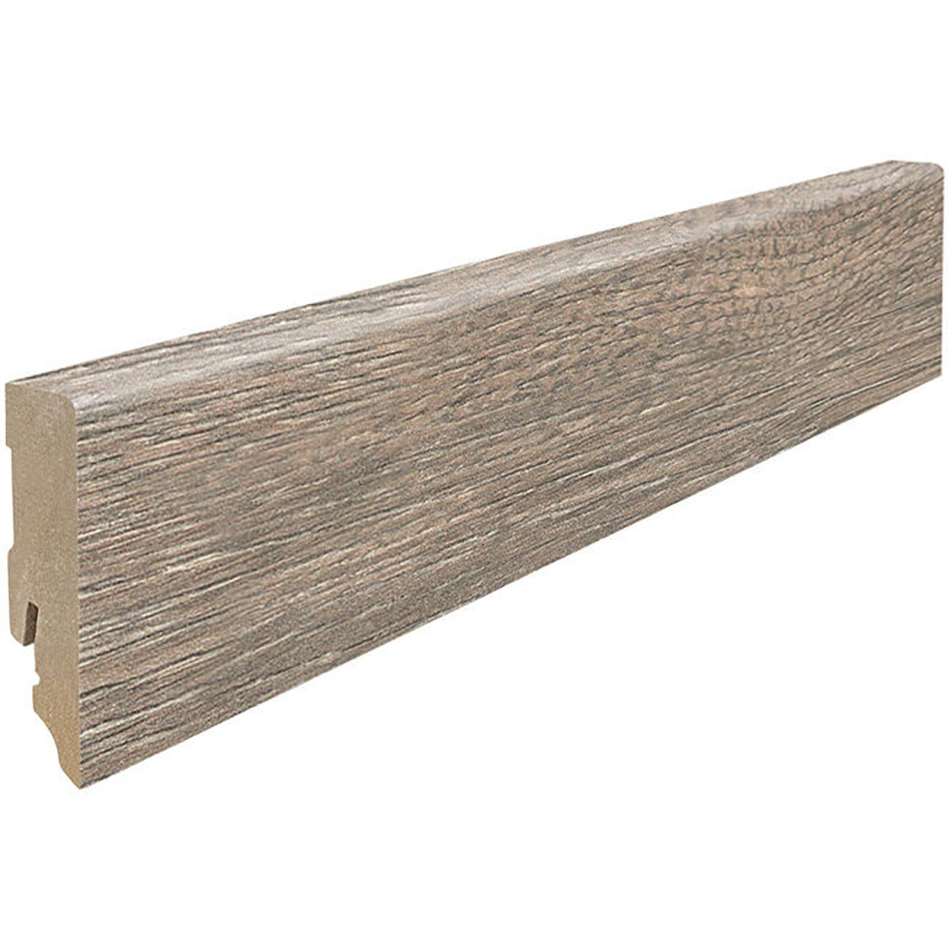 HARO Stecksockelleiste Cube Eiche Veneto mocca Fußleisten, 2200x16x58 mm