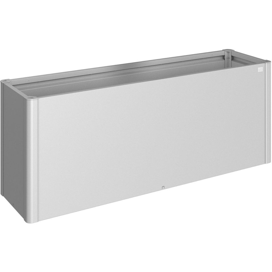 Plate-bande surélevée argent métallisé Biohort, 2x0,5 (201x53x77 cm)