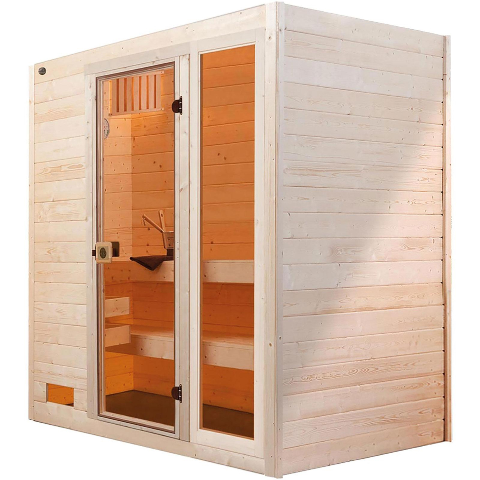 weka Sauna "Valida" Set, 7,5 kW-Ofen mit digitaler Steuerung