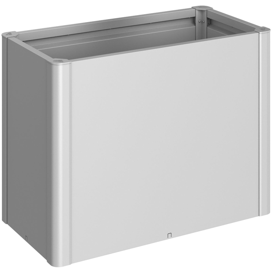 Plate-bande surélevée argent métallisé Biohort, 1x0,5 (102x53x77 cm)