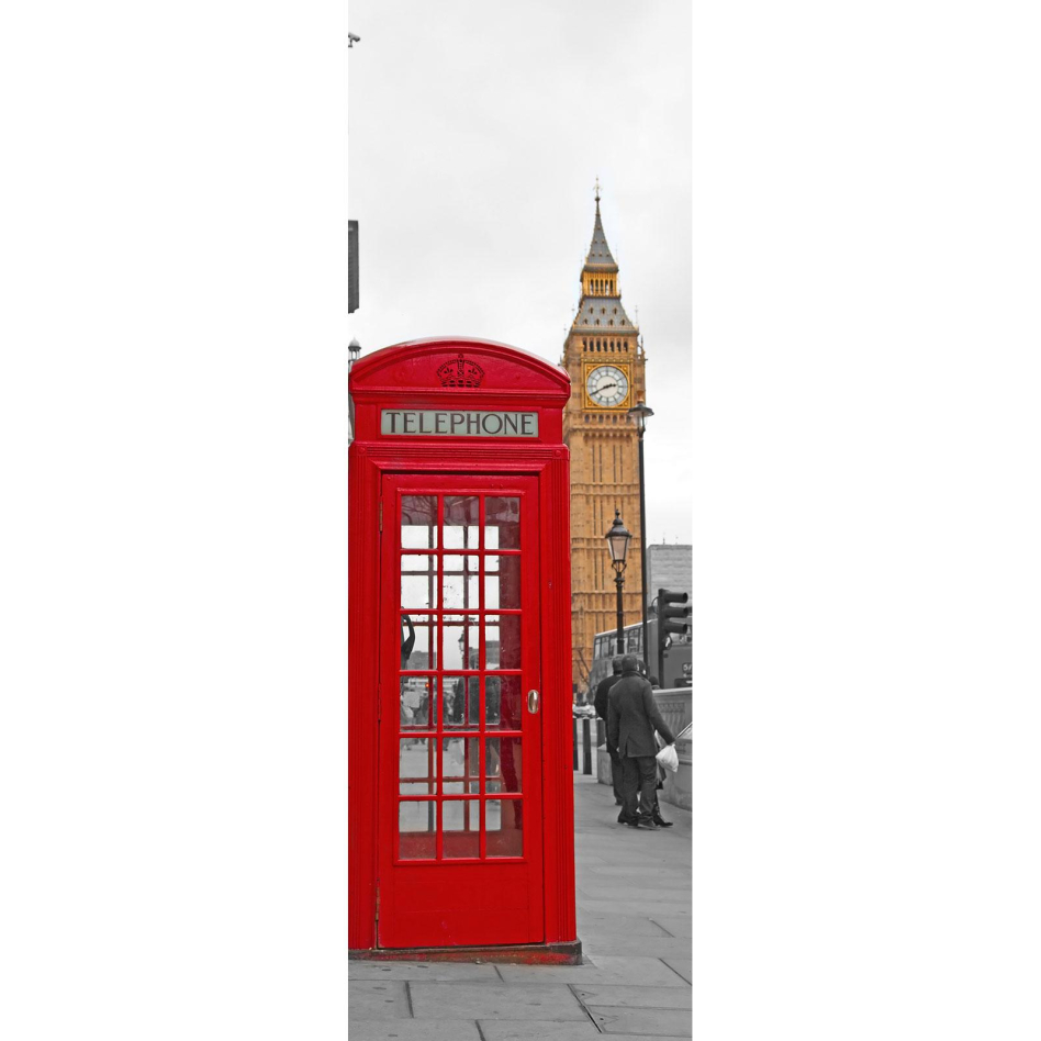 Ximax Raumheizkörper Design Heizkörper P1 Plan Print Telefonzelle vertikal, 180x59,5 cm (1088 W)
