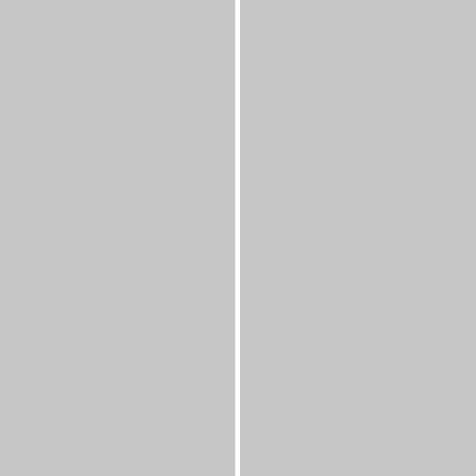Panneau mural douche aluminium composite Winwall Basics blanc papyrus, Jeu de 2, 2500x1000 mm