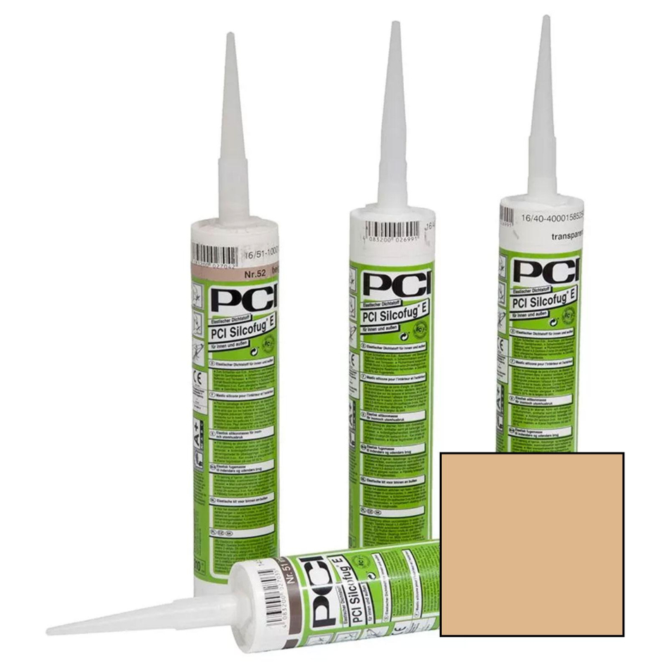 PCI Silcofug E Elastischer Dichtstoff, 310 ml, Caramel (Nr.03), 12 Stück