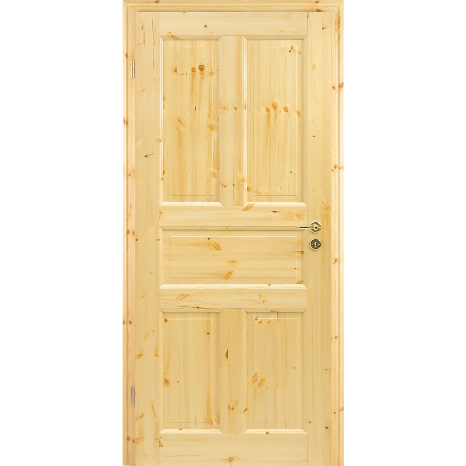 Kilsgaard Zimmertür Holz Typ 02/05 Kiefer lackiert, DIN Links, 735x1985 mm