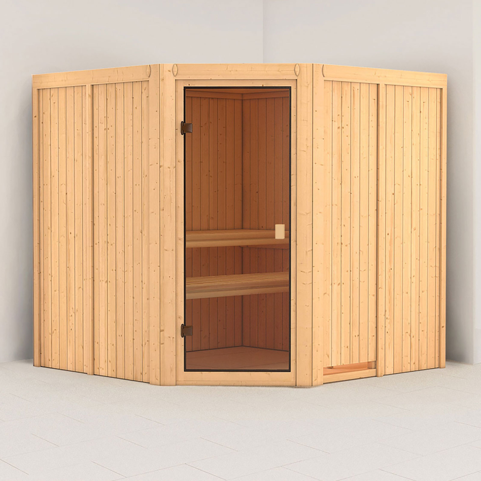 Sauna Karibu Woodfeeling Kotka, sans poêle