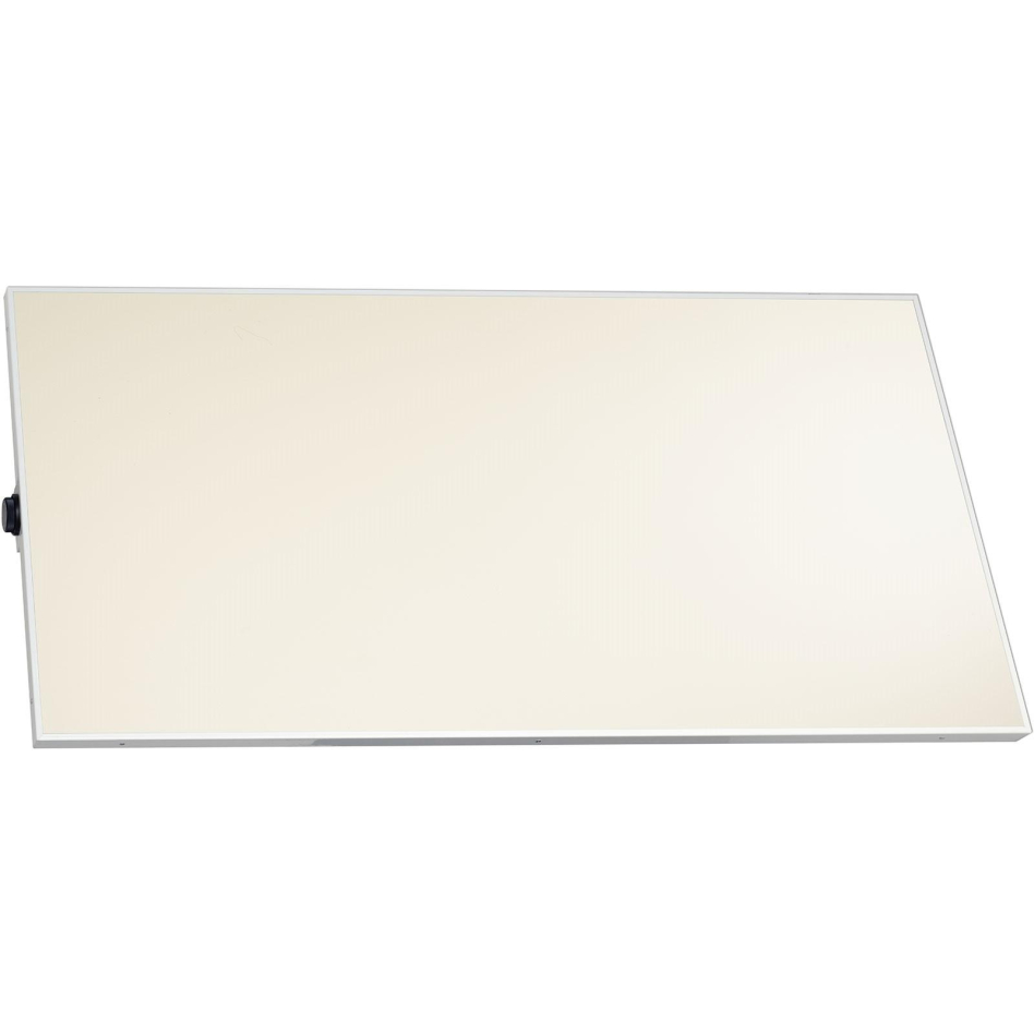 Jollytherm Infrarotheizung mit Keramikfeinsteinzeug weiß - Keramikheizkörper 400 W / 1200 W, 60x120 cm (1200 W)