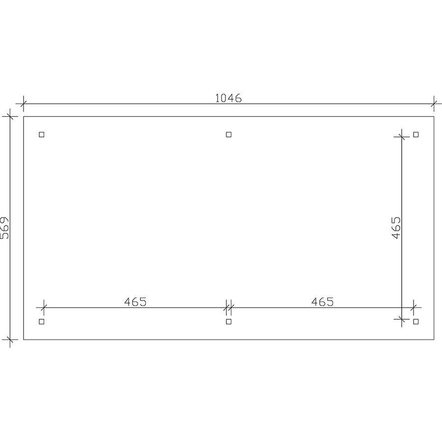 Skan Holz Pavillon Orleans Schiefergrau Holzpavillon, 569x1046 cm