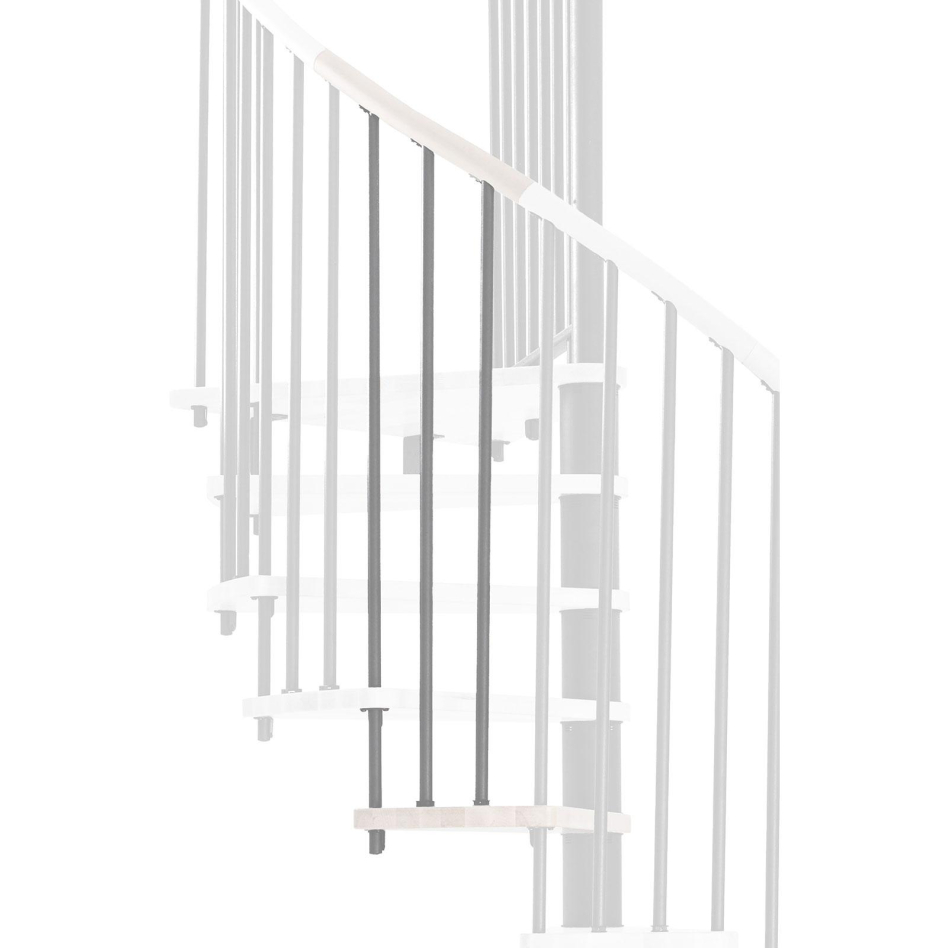 Extension pour Minka Spiral Wood, 356 cm, 160 cm,gris,Hêtre,weiß gebeizt & lackiert