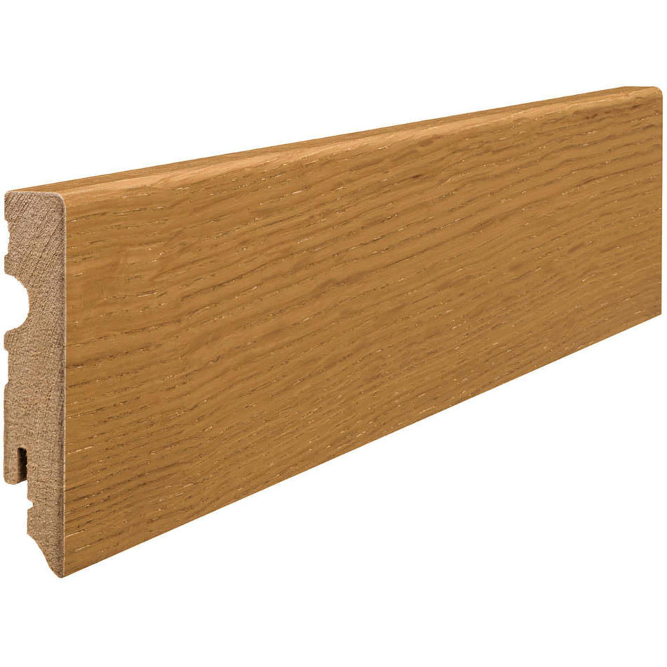 HARO Stecksockelleiste Cube Eiche MDF-Kern furniert Fußleisten, geölt