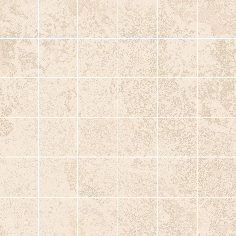 Wellker Keramikmosaik Chitre Ivory glasiert rektifiziert 30x30 cm Stärke 9 mm, lappato, 1 Pack