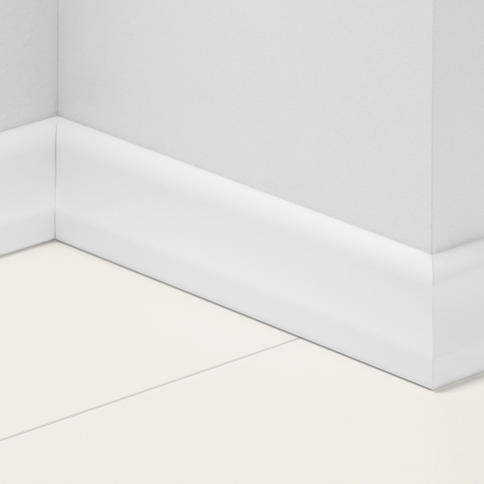 Parador Sockelleiste D001 Fußleisten Uni Weiß (RAL 9010), Parador SL 4, 2200 mm Image