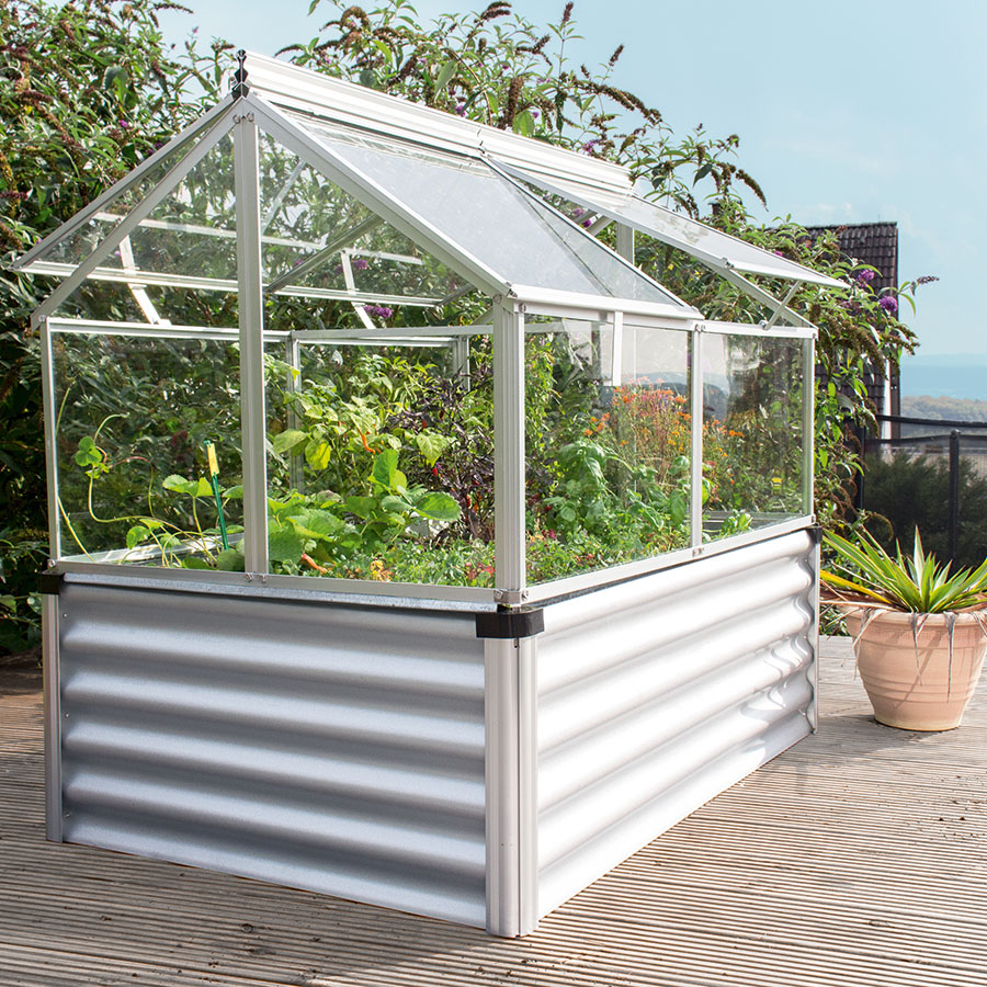 Vitavia Hochfrühbeet Paris, ESG 3 mm, Alu
