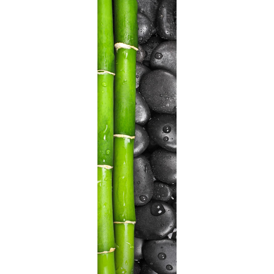 Ximax Raumheizkörper Design Heizkörper P1 Plan Print Bambus/Stein vertikal, 180x52 cm (952 W)