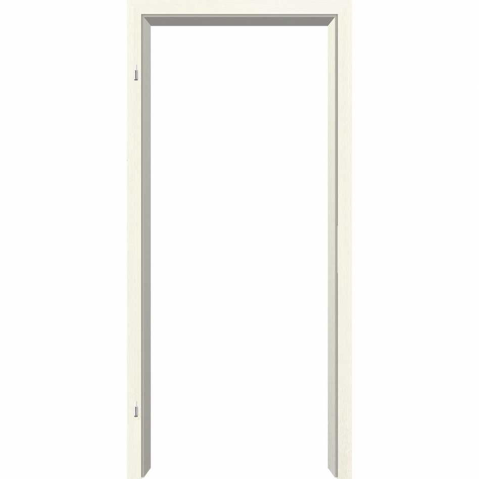 Kilsgaard Typ 4 Türzarge Esche weiß Lamikor Türrahmen, DIN Links, 233-253 mm,735x2110 mm