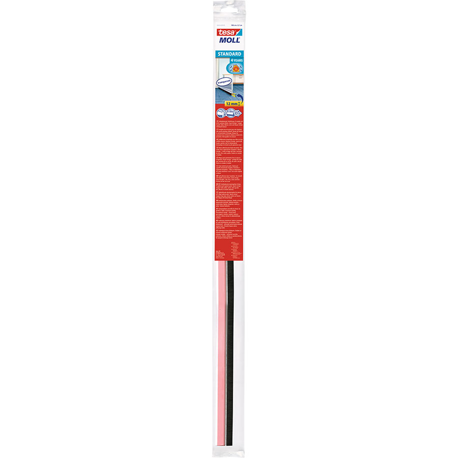 tesa® 05433 Transparent Under Door Draught Excluder 1m x 37mm