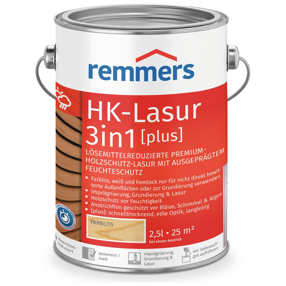 Remmers HK-Lasur 3in1 plus farblos, 2,5 l