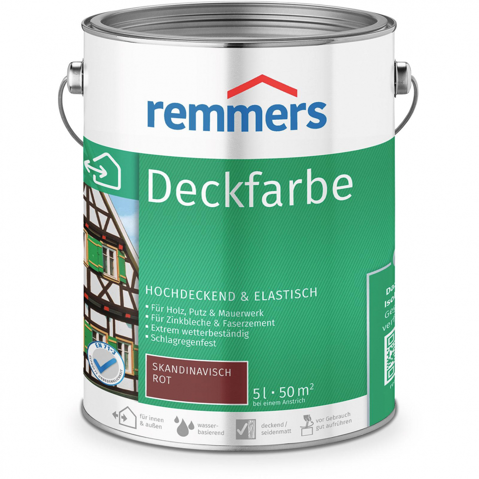 Remmers Deckfarbe skandinavisch rot, 5 l Image