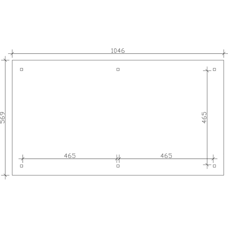 Skanholz Holzpavillon "Orleans 4" Leimholz, 489 x 966 cm