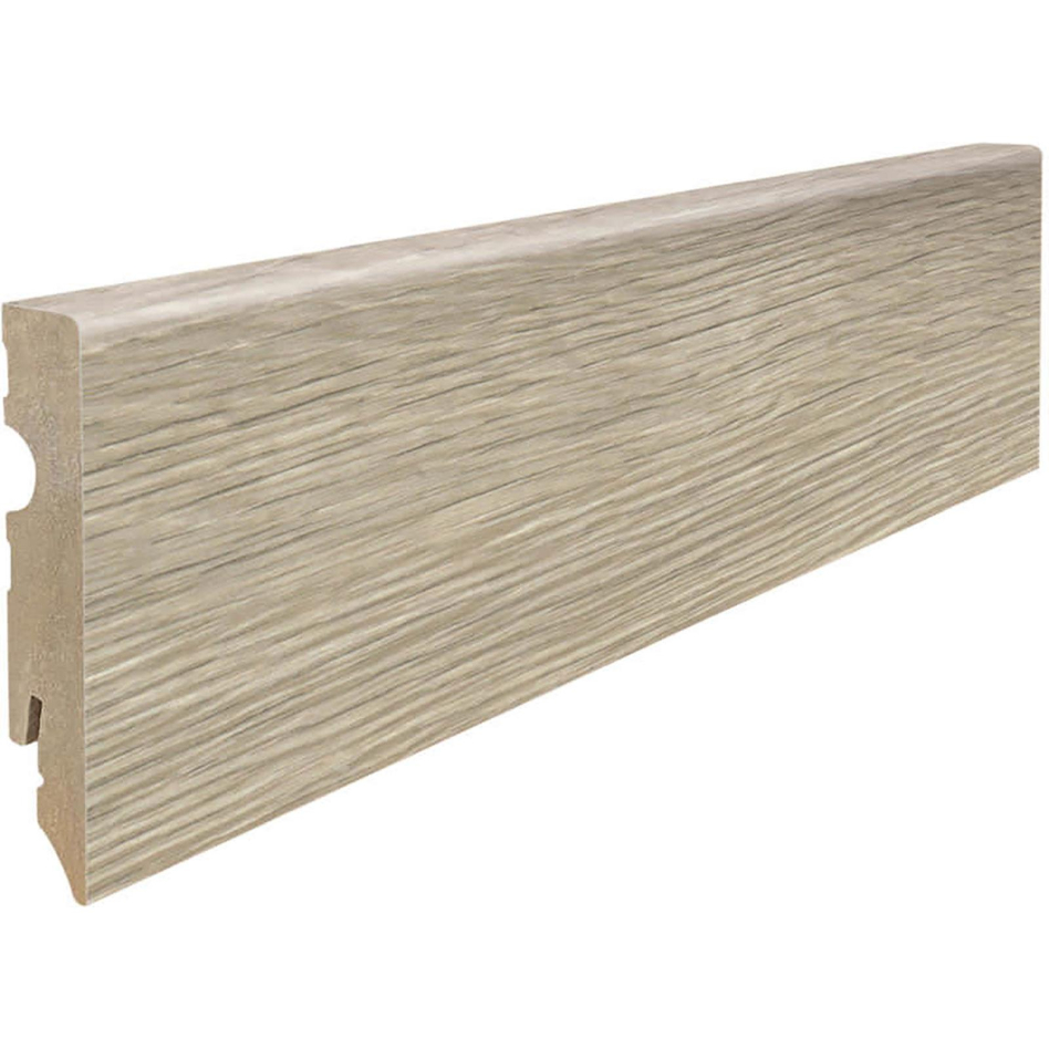 HARO Stecksockelleiste Cube Eiche Torri grau Fußleisten, 2200x15x80 mm