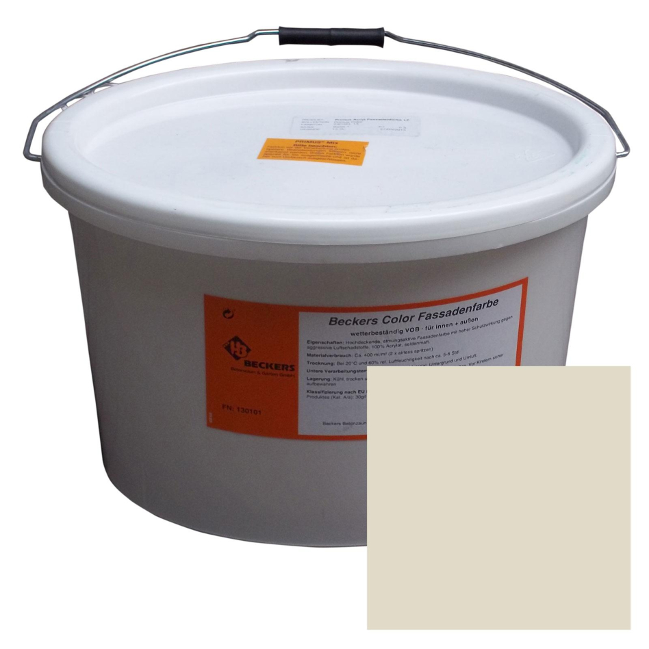 Beckers Betonzaun Acrylfarbe, 12,5 l, Perlweiß