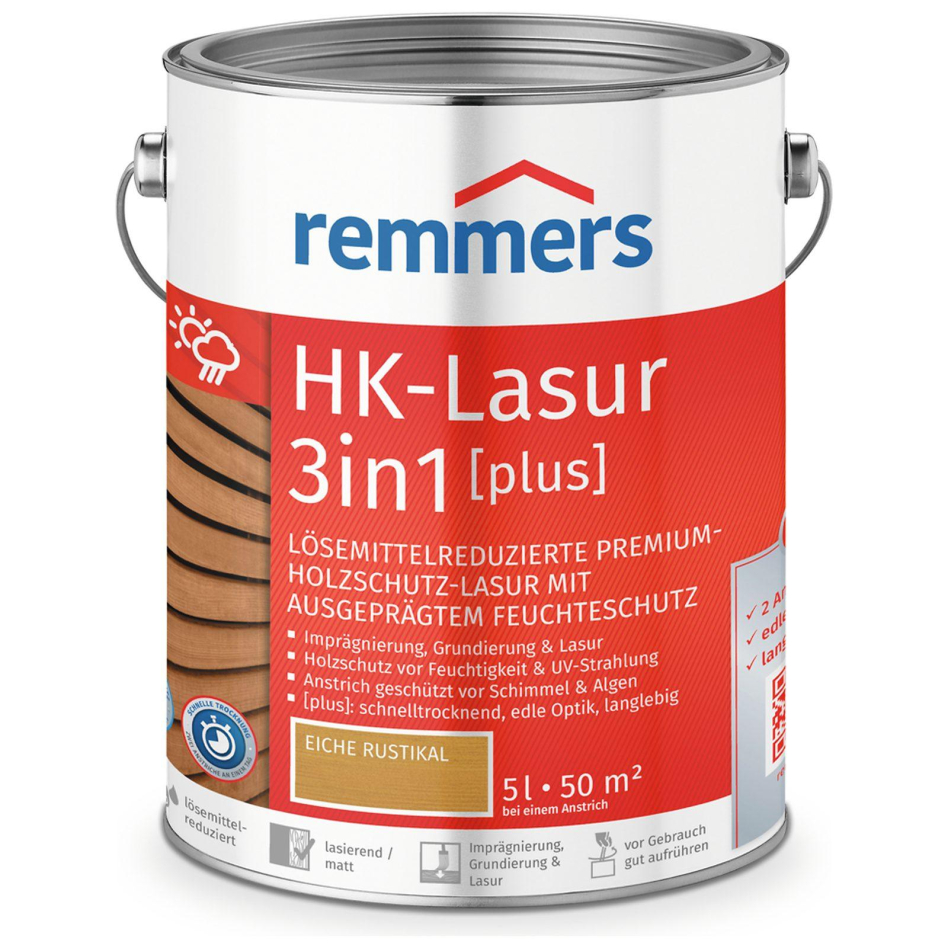 Remmers HK-Lasur 3in1 plus eiche rustikal RC-360, 5 l