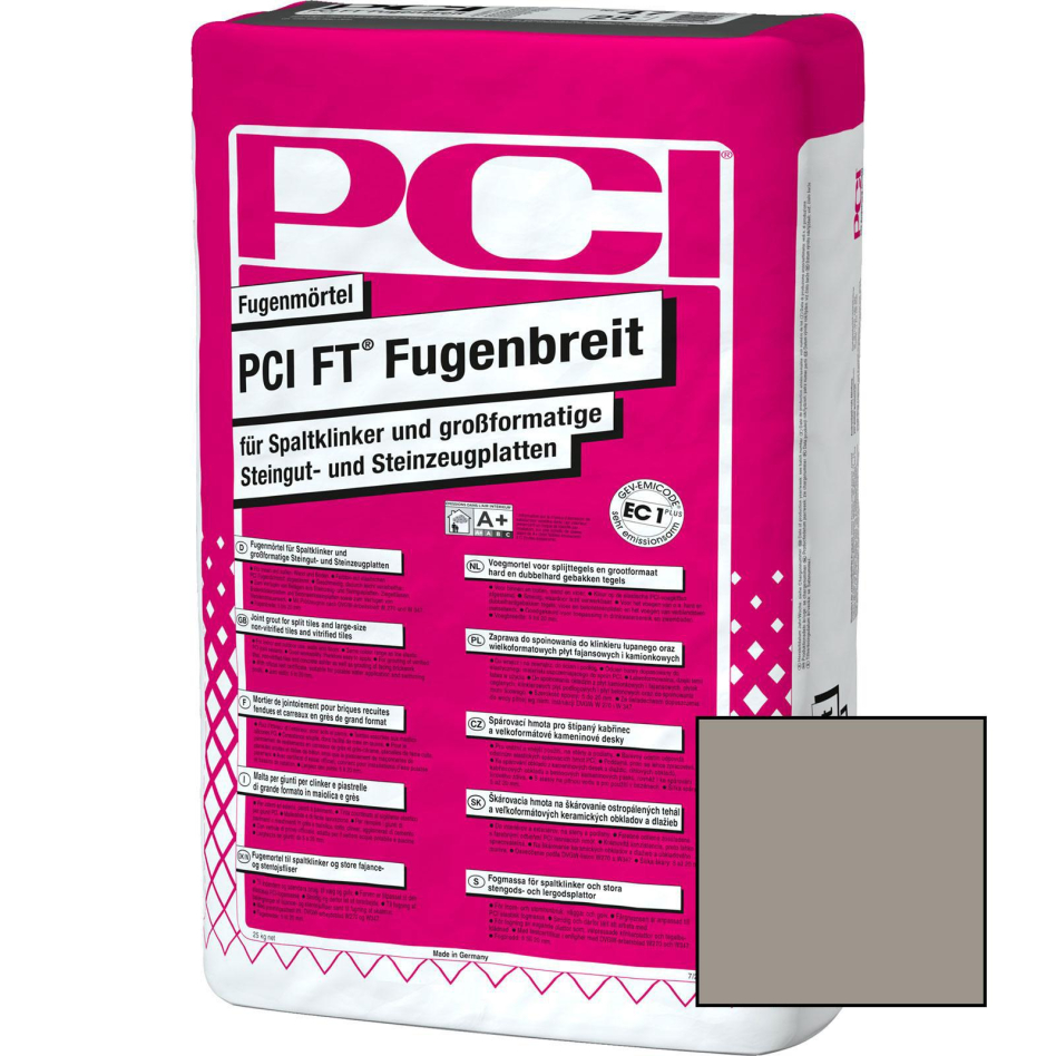 PCI FT Fugenbreit Mortier de jointoiement, 5,00 kg, Gris ciment (No. 31)