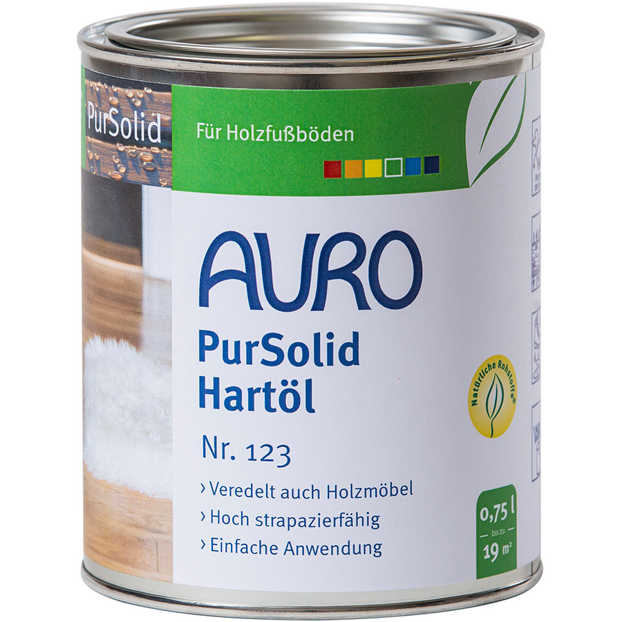 AURO Hartöl PurSolid Nr.123 Holzöl, 0,375 l