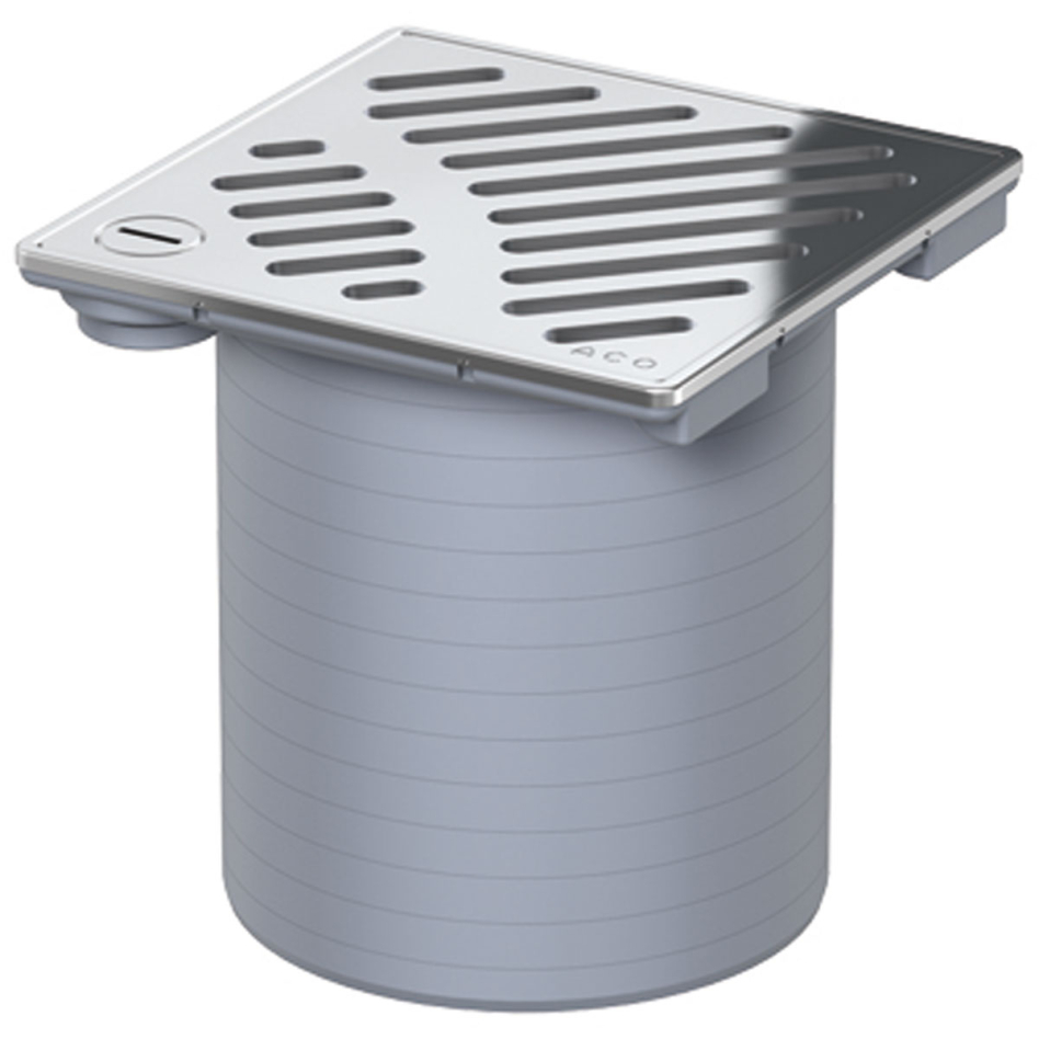 Rehausse de salle de bains ACO incl. grille carrée verrouillable, standard
