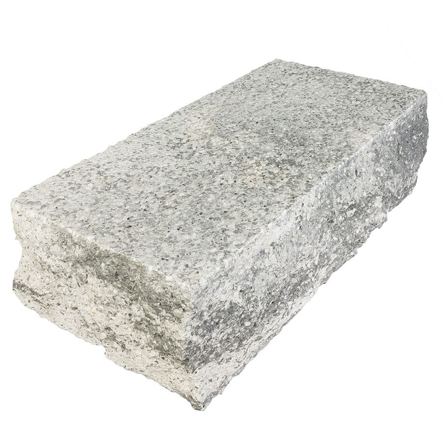 EHL Gartenmauer Mauersystem BossAntik grau-anthrazit-nuanciert Mauersteine, Anfangs-/Endstein (50x25 cm)