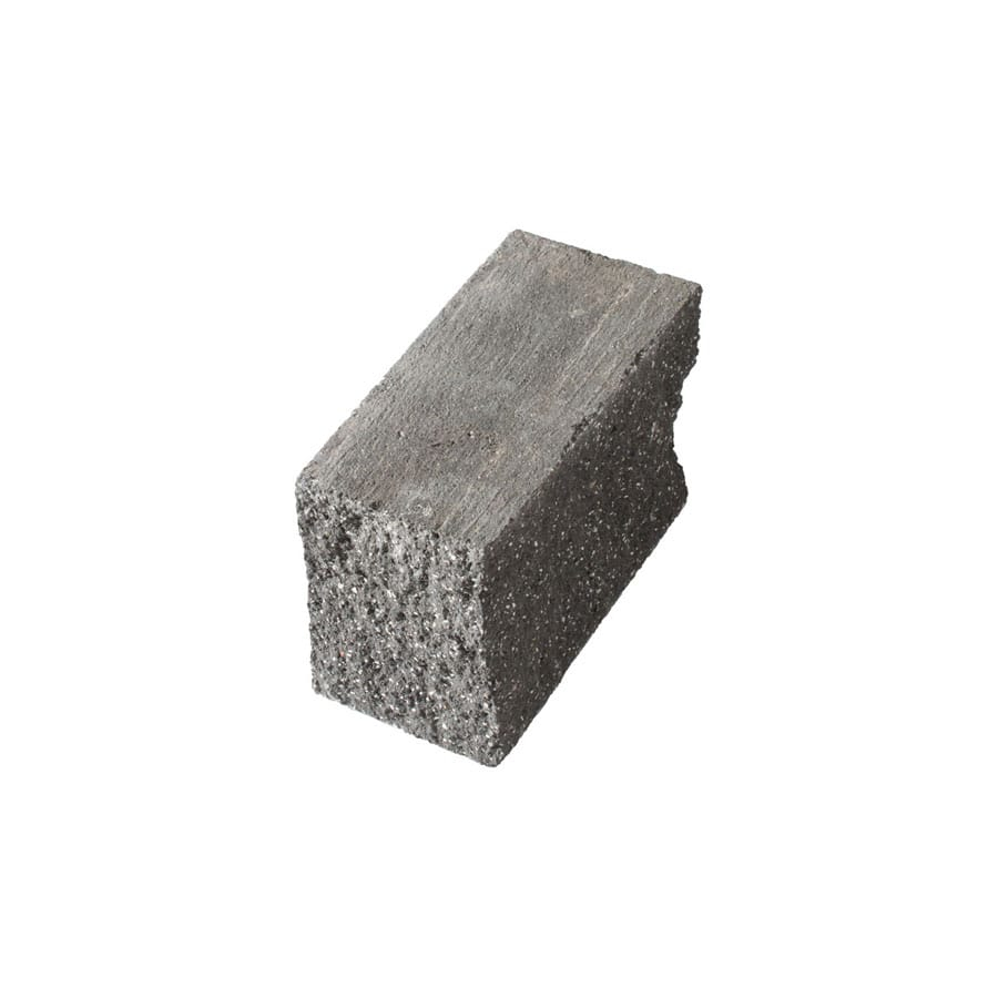 Lithonplus Gartenmauer Trento Mur light dunkelgrau Mauerstein, 10x20x14 cm (Endstein)