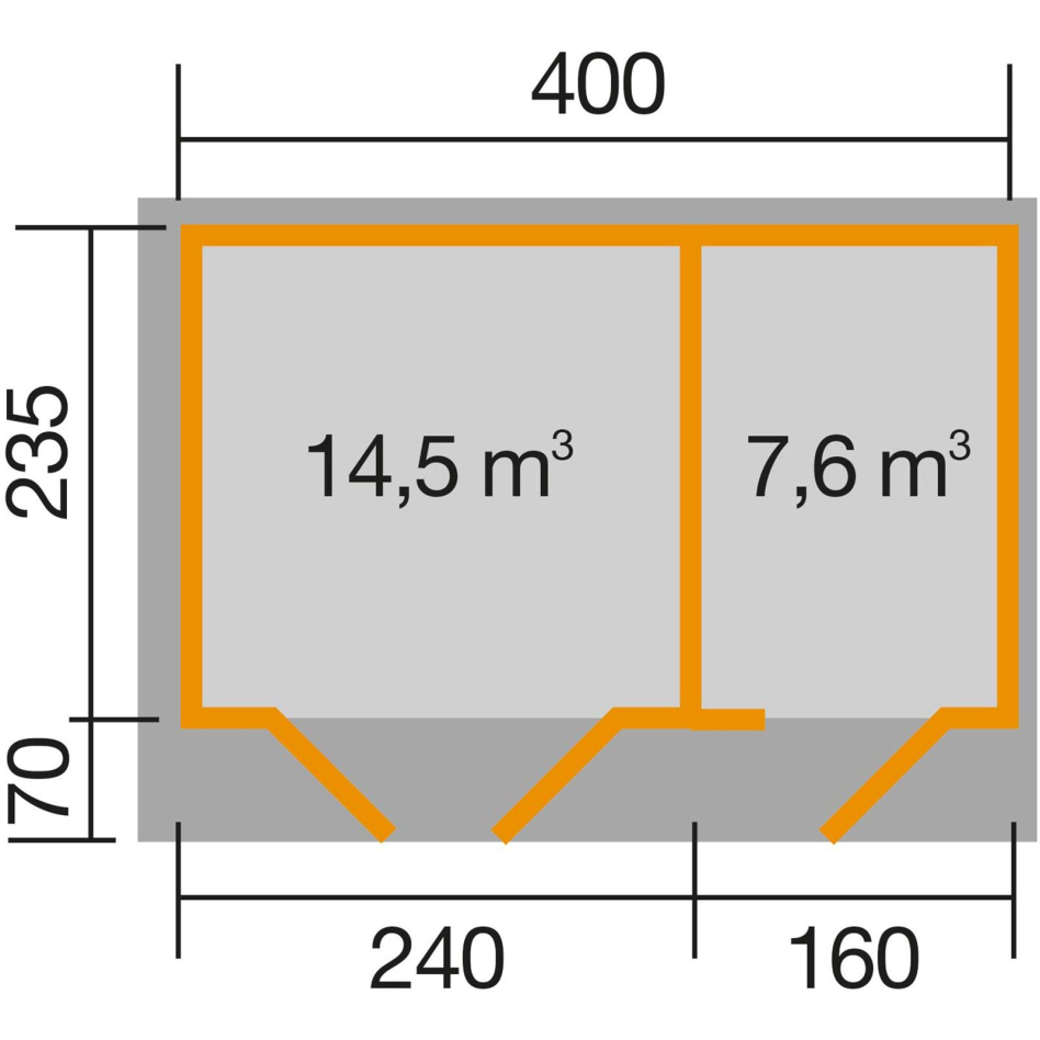 weka Gartenhaus "261 Gr.1"
