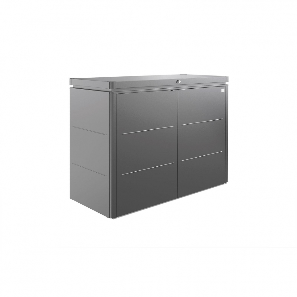 Biohort Gartenschrank HighBoard dunkelgrau-metallic, 160 (160x118x70 cm)