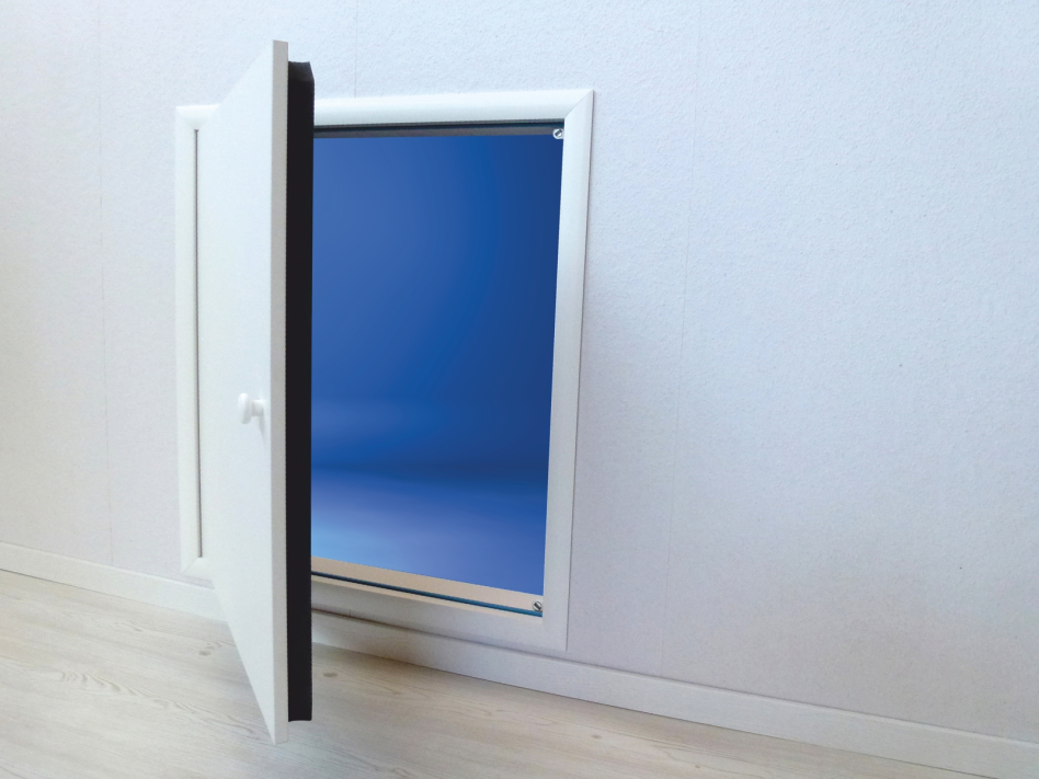 Wellhöfer Kniestocktüre, (BxH) 60x80 cm, 3D Dämmung