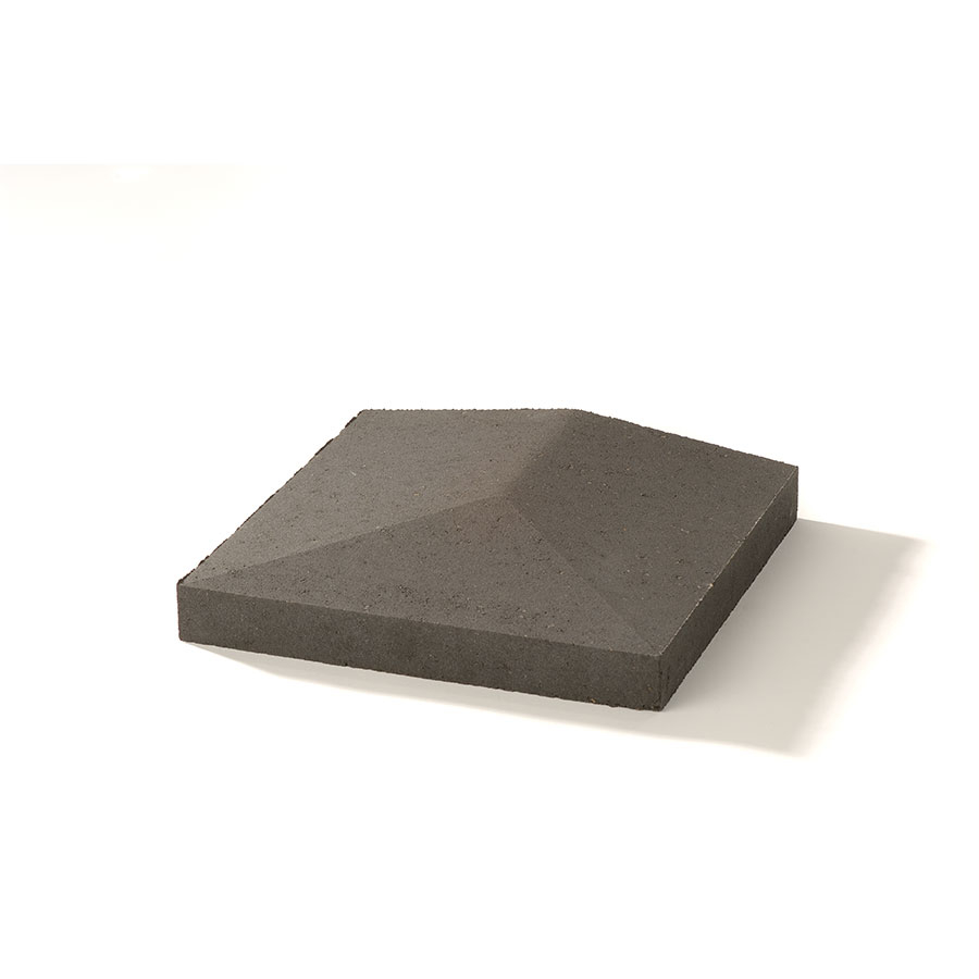 WESERWABEN Mauerabdeckung Endabdeckung Satteldach Anthrazit, 35x35 cm Image