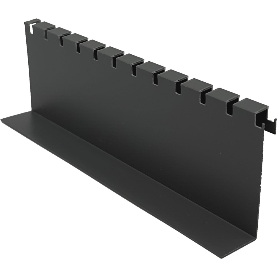 ferax disto profil de raccord de façade pour pavés gris trafic/anthracite, 77 mm