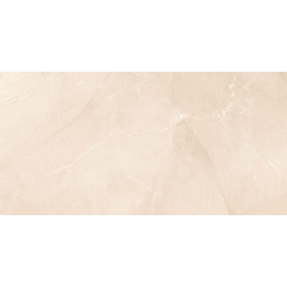 Wellker Fliesen Morelia Crema glasiert glänzend rektifiziert Stärke 10 mm, 60x120 cm, 1 Pack