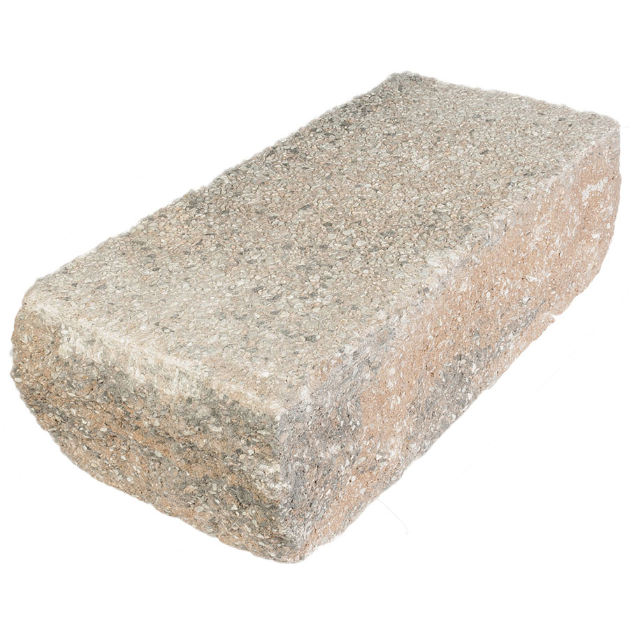 EHL Gartenmauer Mauersystem BossAntik muschelkalk Mauersteine, Anfangs-/Endstein (50x25 cm)