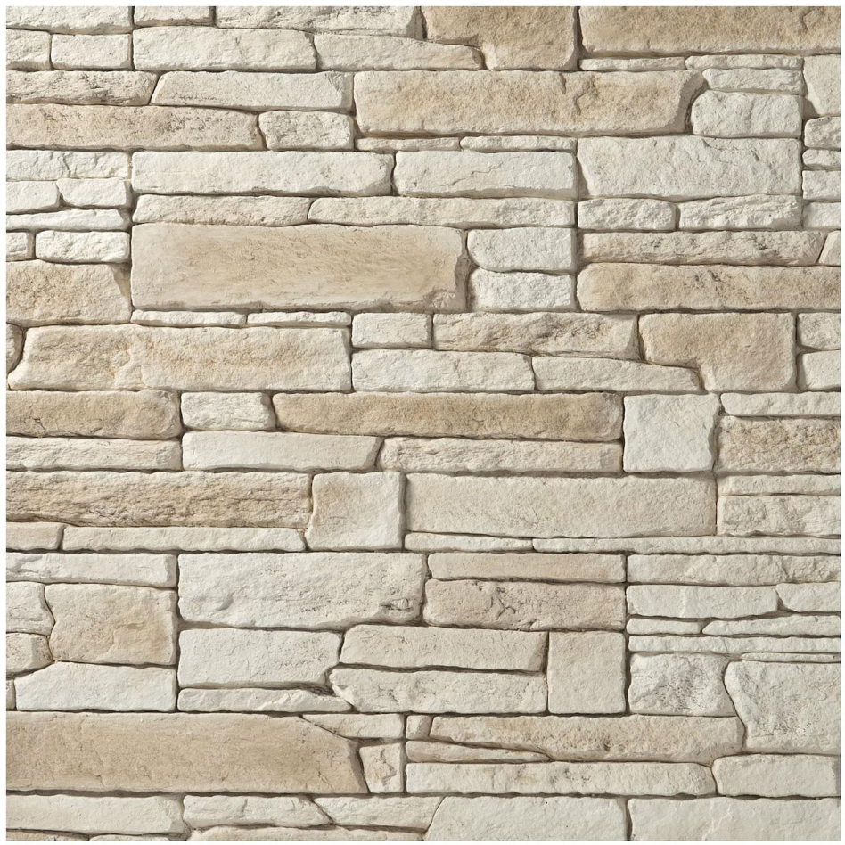 Plaque de parement Orsol Rocky Mountain, aspect pierre naturelle, naturel, 1 pack