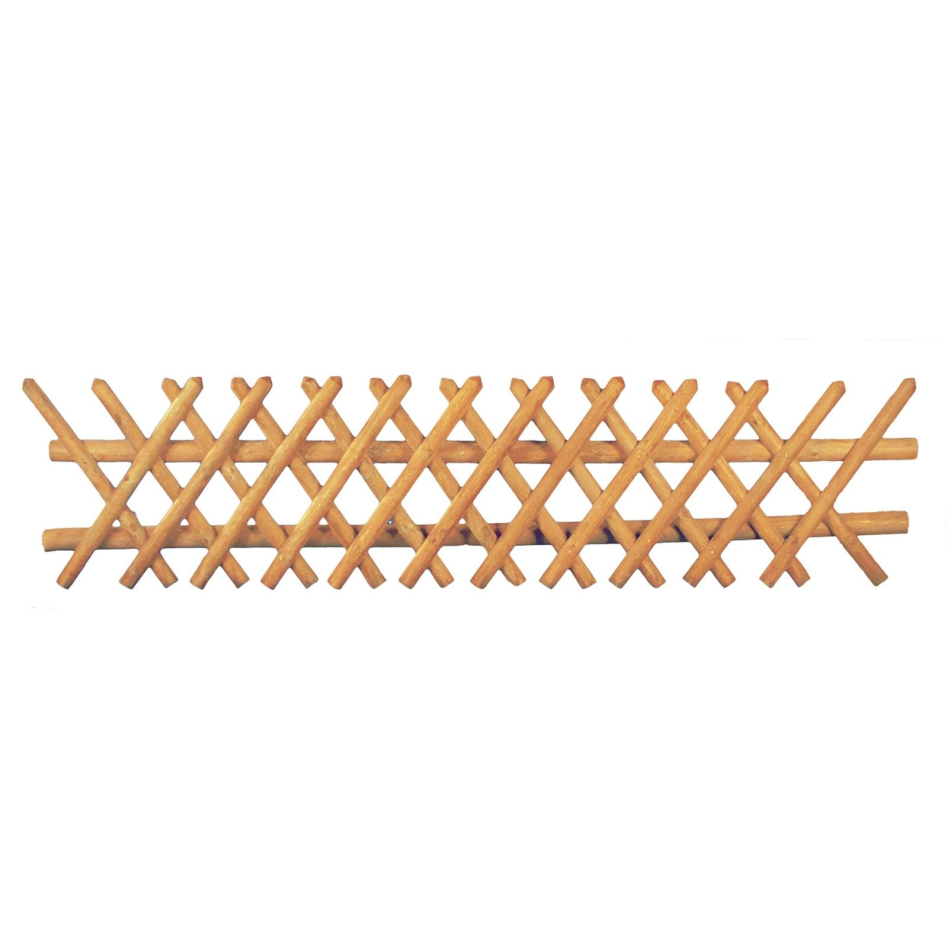 T&J Jägerzaun Holz Vorgartenzaun, 250x60 cm