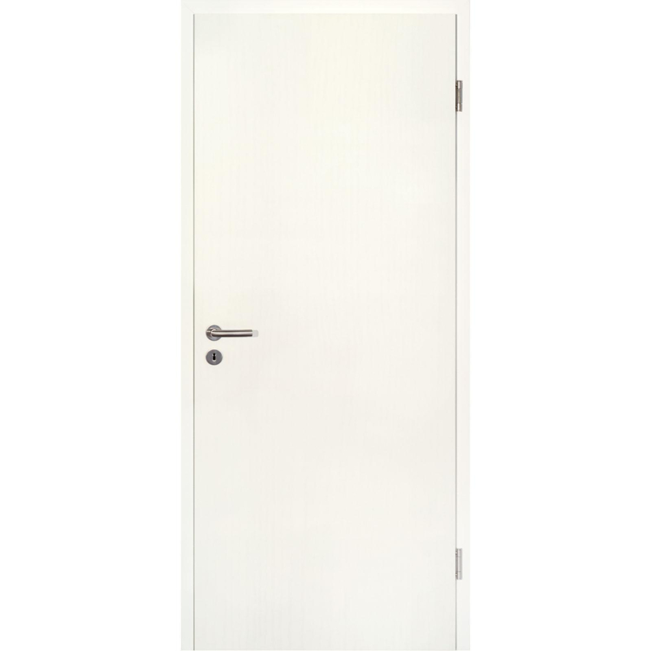 Kilsgaard Zimmertür Esche weiß Lamikor Typ 43/00 Rundkante, DIN Rechts, 860x2110 mm