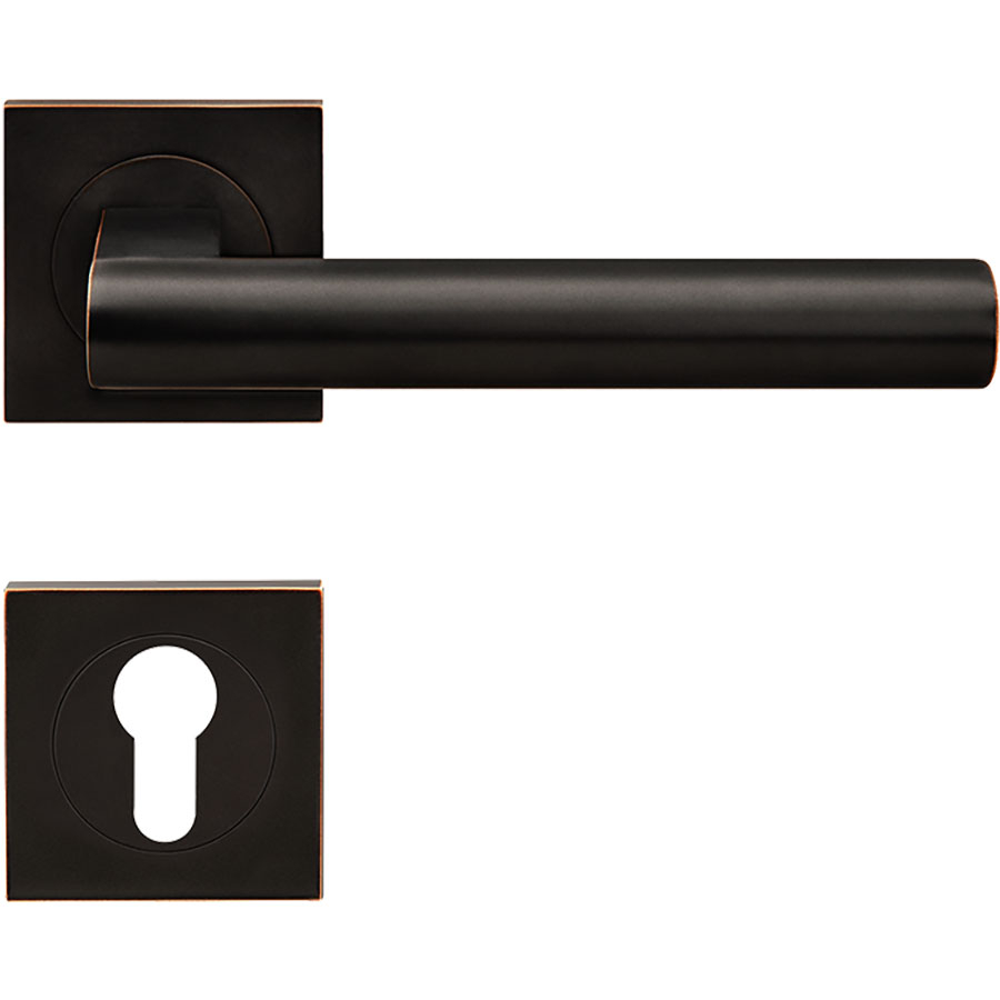 Karcher Wechselgarnitur Madeira ER45Q Antik Bronzeoptik Türklinke, DIN rechts